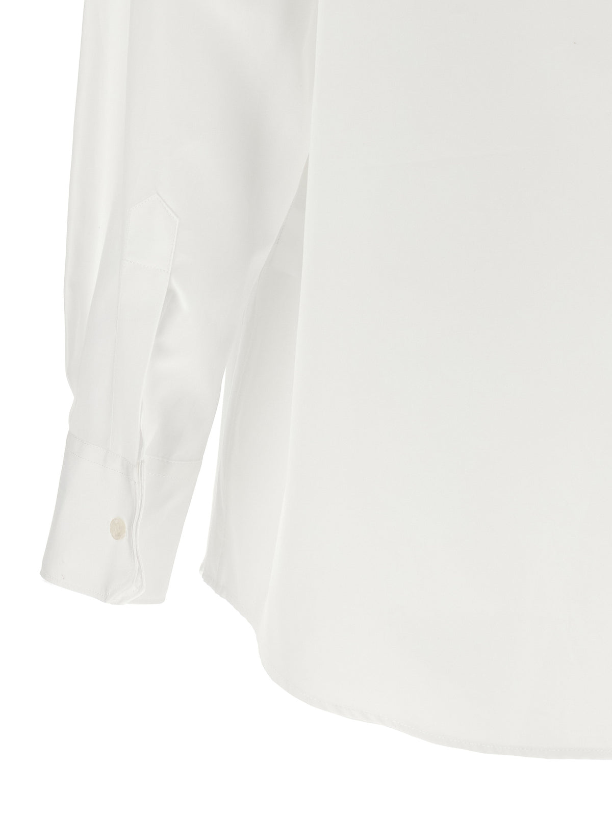 Dolce & Gabbana White Cotton Blouse