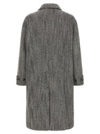 Dolce & Gabbana Multicolor Virgin Wool Coat