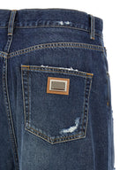 Dolce & Gabbana Blue Cotton Jeans Denim