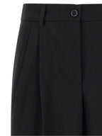 Dolce & Gabbana Black Virgin Wool Dress Pants