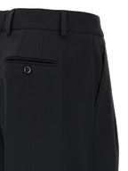 Dolce & Gabbana Black Virgin Wool Dress Pants