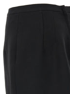 Dolce & Gabbana Black Virgin Wool Long Skirt