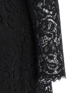 Dolce & Gabbana Black Cotton Short Dress