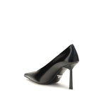 Prada Black Goatskin High Heel Pumps