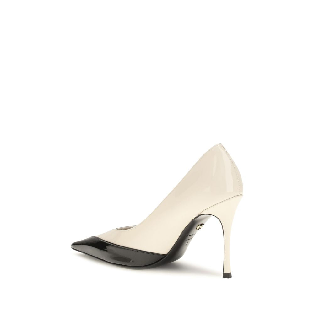 Ferragamo Multicolor Calf Leather Bos Taurus High Heel Pumps