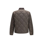 Prada Bicolor Recycled Polyester Full-Length Jacket
