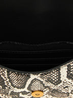 PINKO Beige Calfskin Clutch Bag