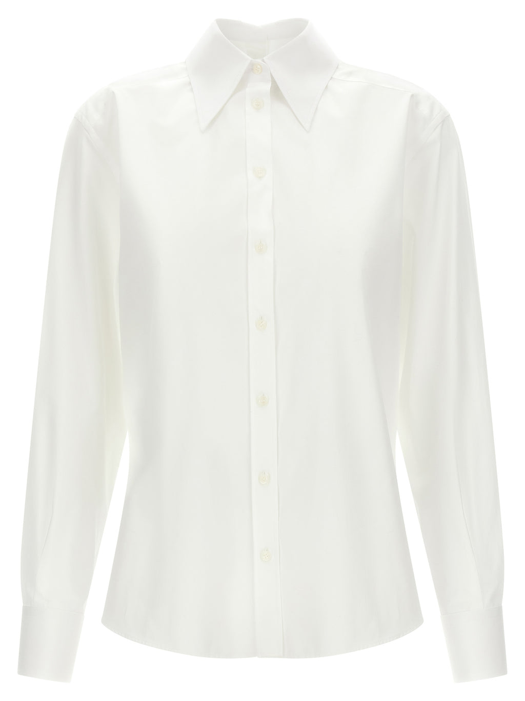 Dolce & Gabbana White Cotton Blouse