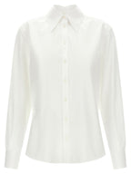 Dolce & Gabbana White Cotton Blouse