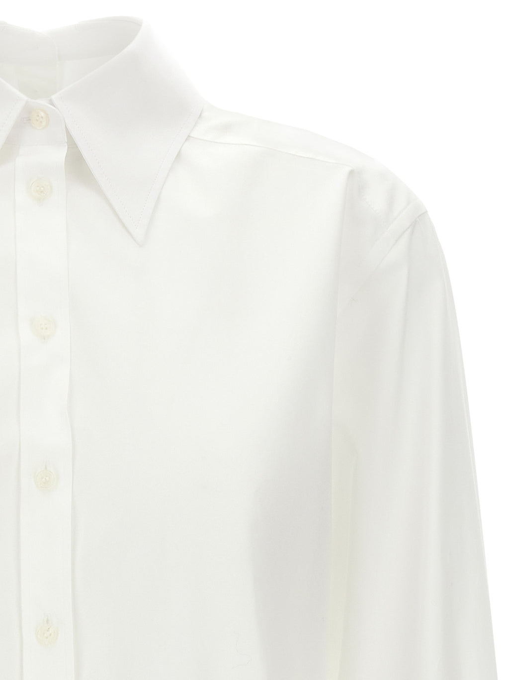 Dolce & Gabbana White Cotton Blouse