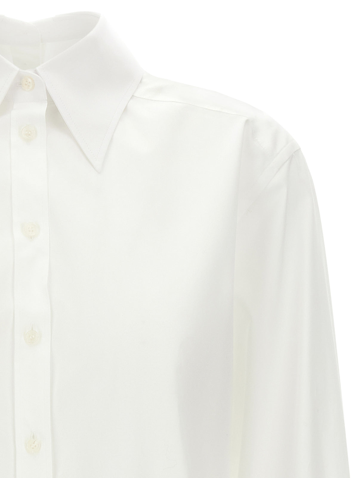 Dolce & Gabbana White Cotton Blouse