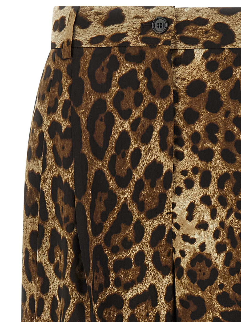 Dolce & Gabbana Brown Wool Casual Pants