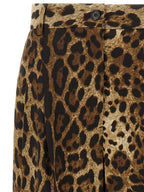 Dolce & Gabbana Brown Wool Casual Pants
