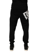 Dolce & Gabbana Black Cotton Jogger Men Sweatpants Pants