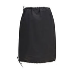 Fendi Black Cotton Mini Skirt