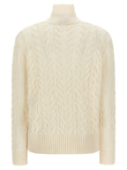 Max Mara White Wool Cardigan