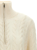 Max Mara White Wool Cardigan