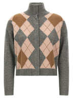 Max Mara Gray Wool Cardigan