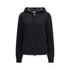 Fendi Black Cashmere Hoodie