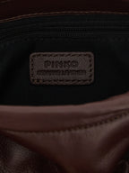 PINKO Bordeaux Lambskin Clutch Bag