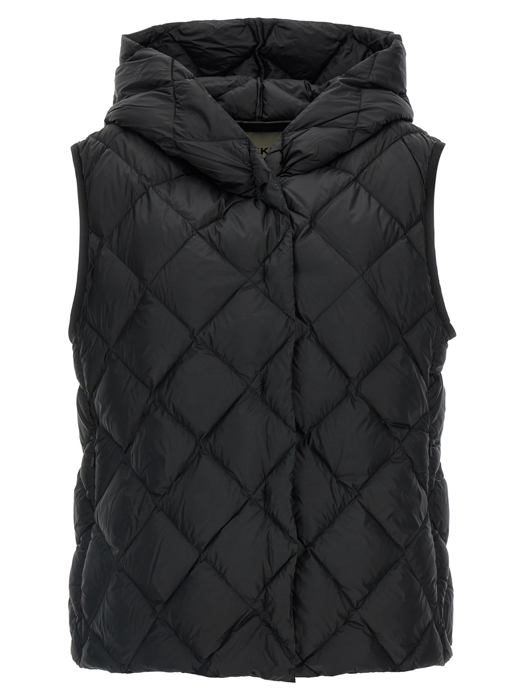 Max Mara Black Polyester Sleeveless Jacket