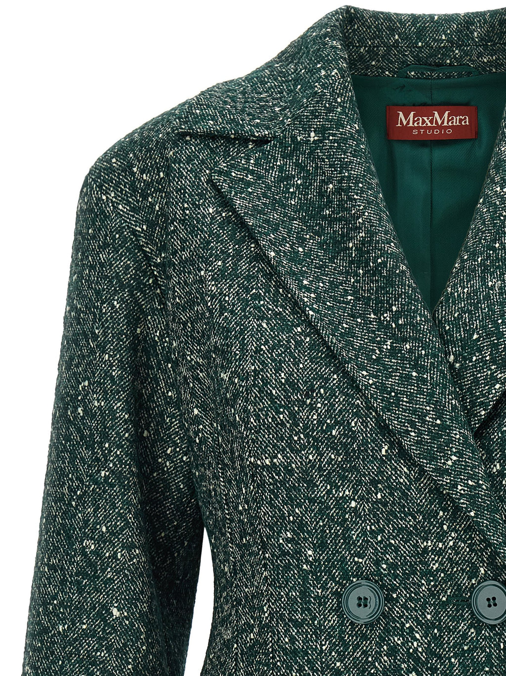 Max Mara Bicolor Virgin Wool Blazer
