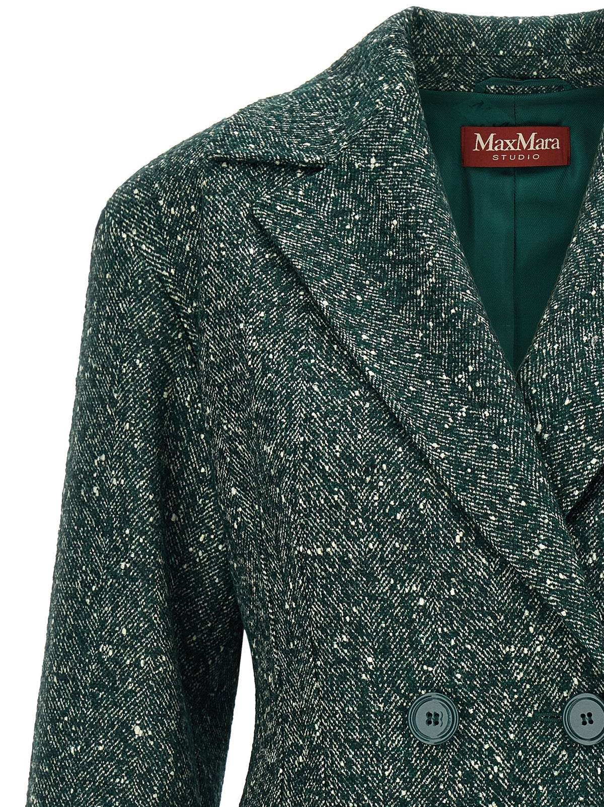 Max Mara Bicolor Virgin Wool Blazer