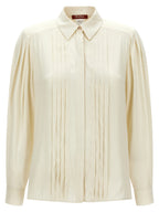 Max Mara White Silk Blouse