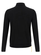 Fendi Black Virgin Wool Polo Shirt