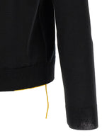 Fendi Black Virgin Wool Polo Shirt
