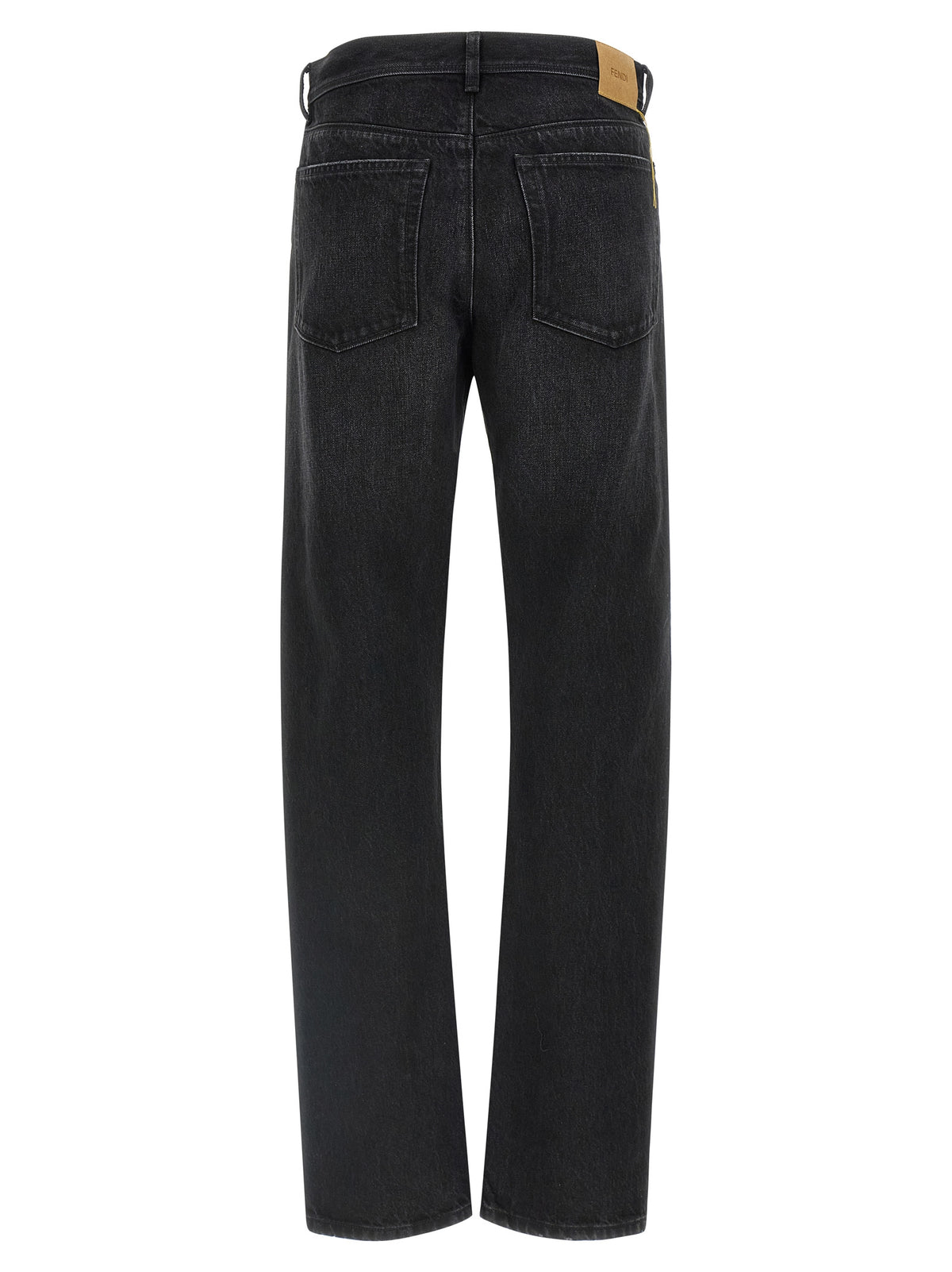 Fendi Black Cotton Jeans Denim