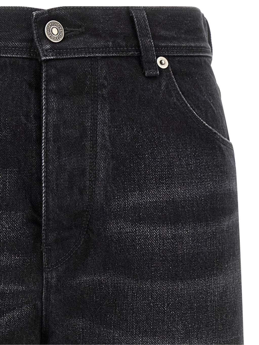 Fendi Black Cotton Jeans Denim