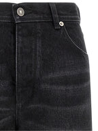 Fendi Black Cotton Jeans Denim