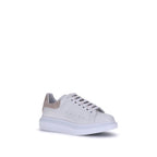 Alexander McQueen White Calf Leather Bos Taurus Platform Sneakers