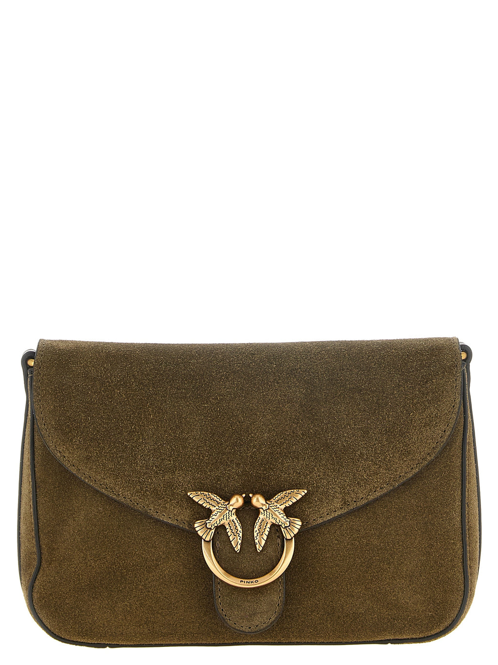 PINKO Bicolor Calfskin Crossbody Bag