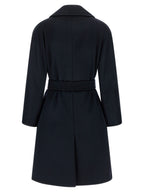 Max Mara Blue Wool Coat