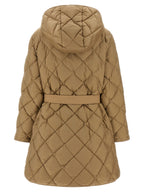Max Mara Beige Polyester Full-Length Jacket