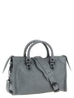 Balenciaga Gray Lamb Leather Handbag