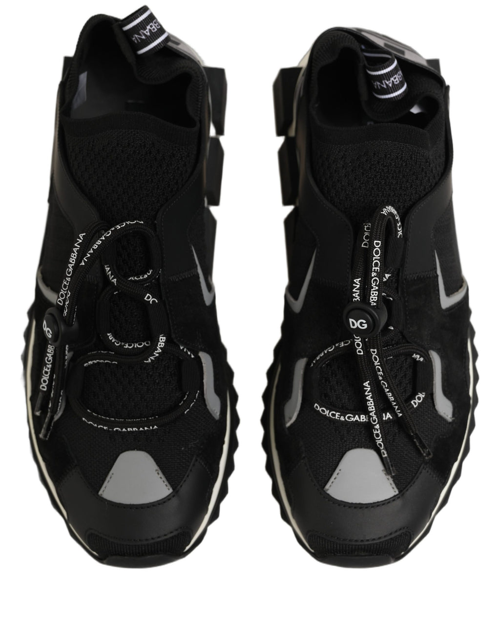 Dolce & Gabbana Black Sorrento Trekking Sneakers Men Shoes
