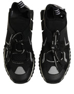 Dolce & Gabbana Black Sorrento Trekking Sneakers Men Shoes