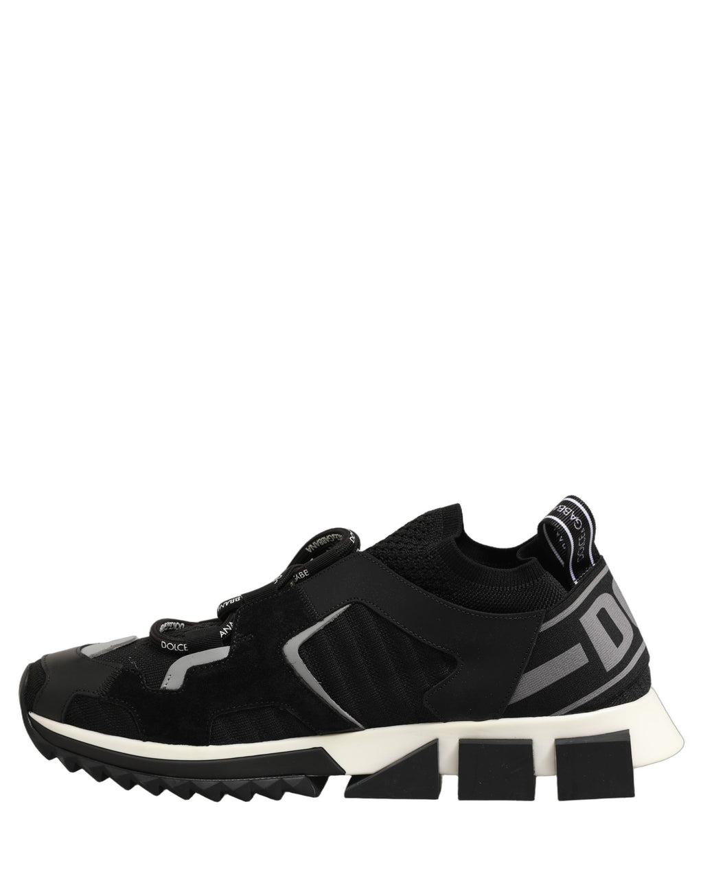Dolce & Gabbana Black Sorrento Trekking Sneakers Men Shoes