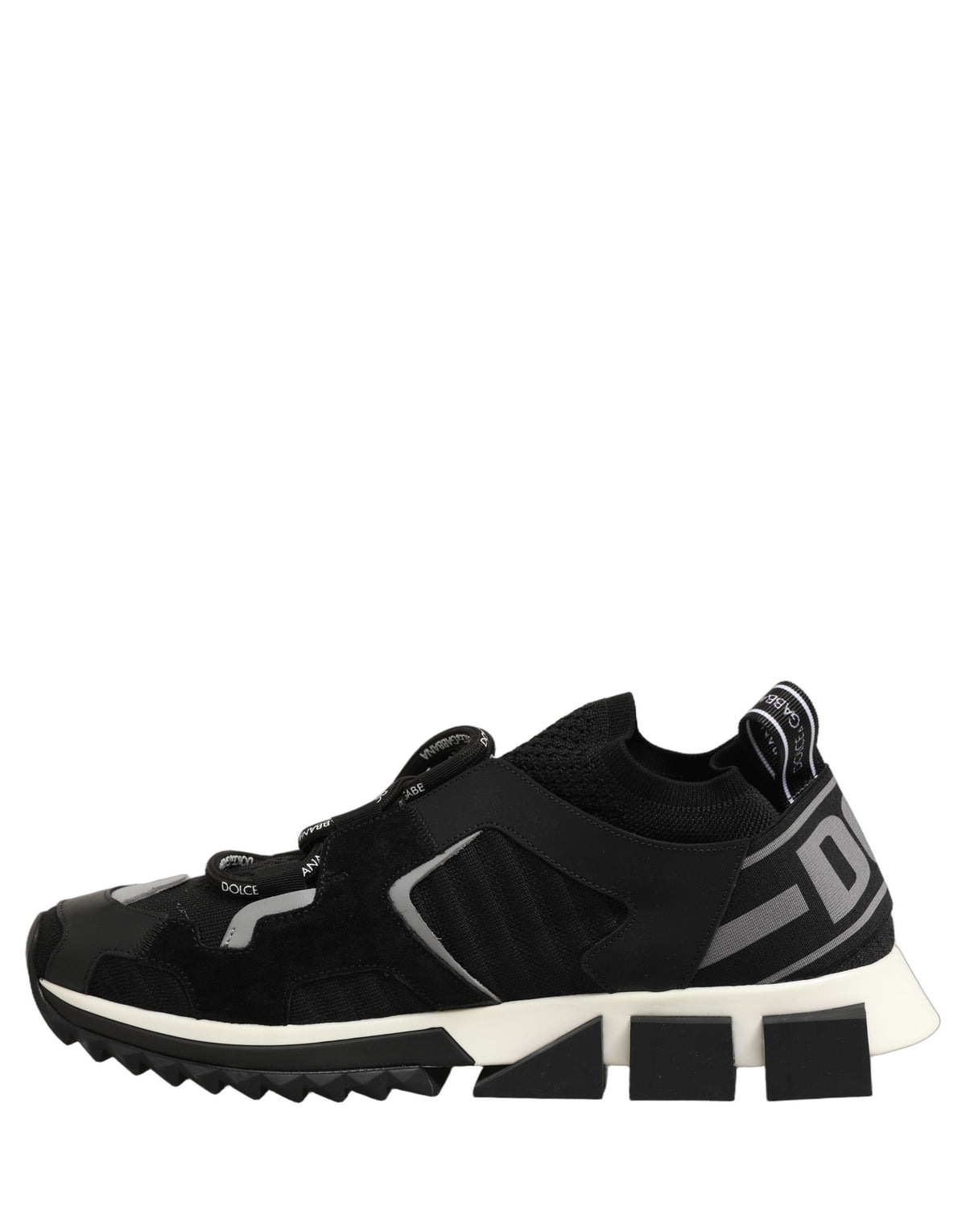 Dolce & Gabbana Black Sorrento Trekking Sneakers Men Shoes