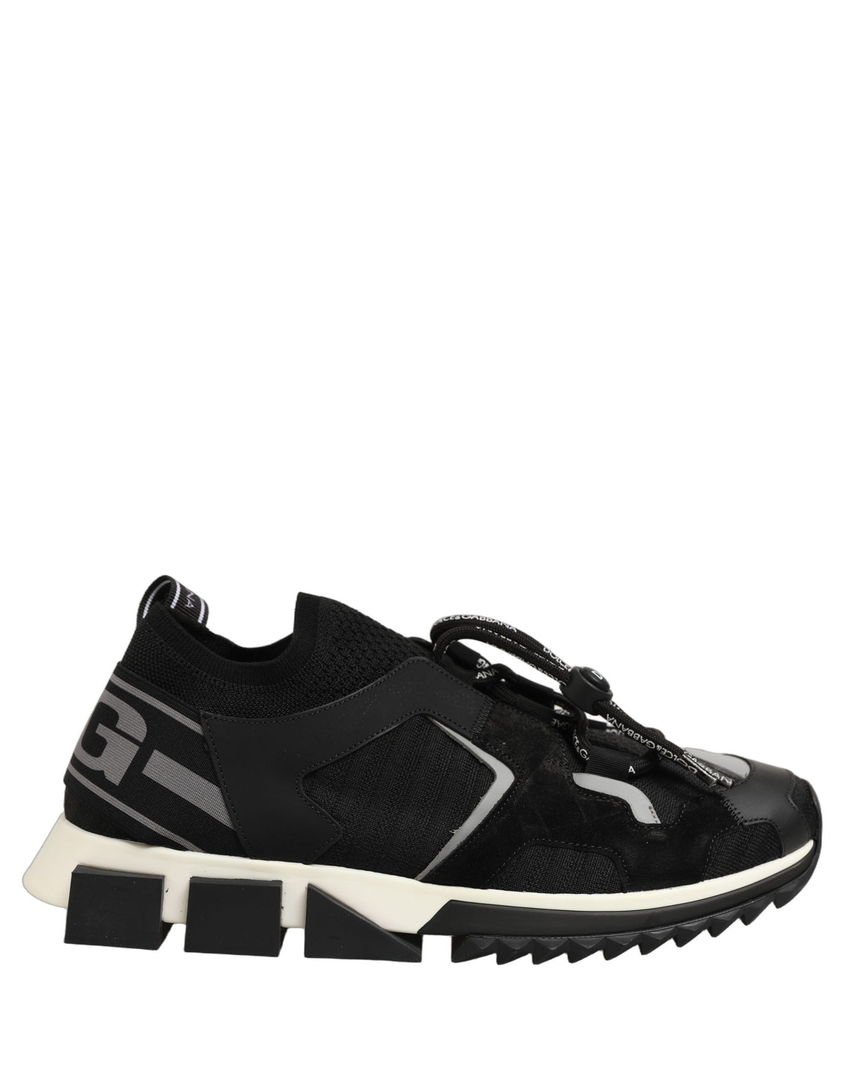 Dolce & Gabbana Black Sorrento Trekking Sneakers Men Shoes