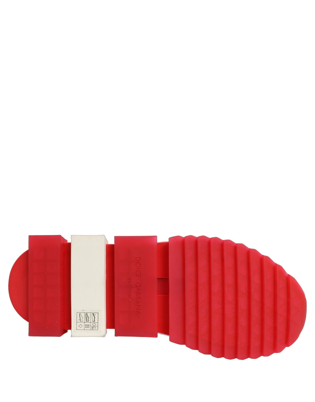 Dolce & Gabbana Red SORRENTO Sport Stretch Men Sneakers Shoes