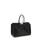 Fendi Black Calf Leather Bos Taurus Handbag