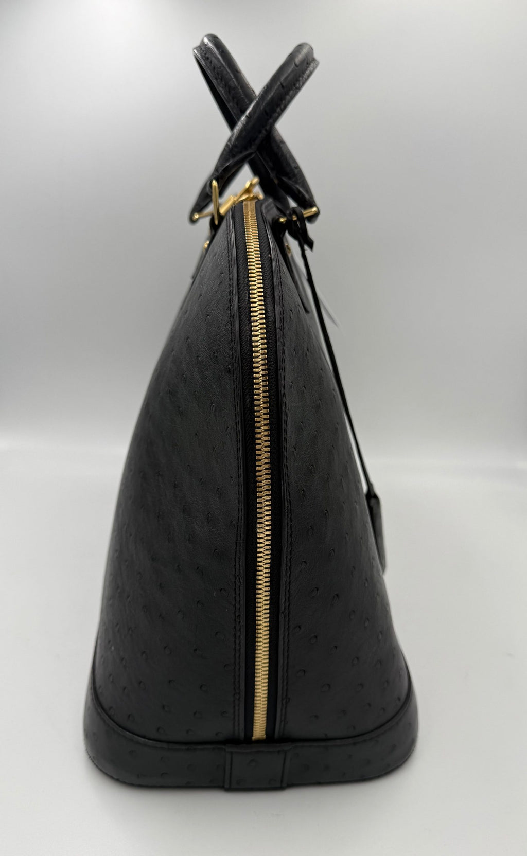 Louis Vuitton LOUIS VUITTON Alma GM in Ostrich Leather Handbag