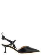 Fendi Black Calfskin Mid Heel Pumps