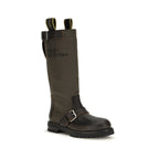 Fendi Bicolor Cotton Boots