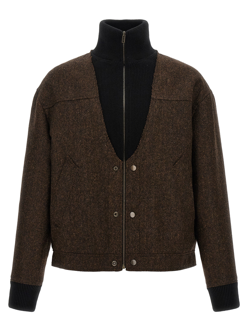 Maison Margiela Brown Wool Bomber