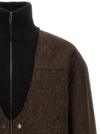 Maison Margiela Brown Wool Bomber